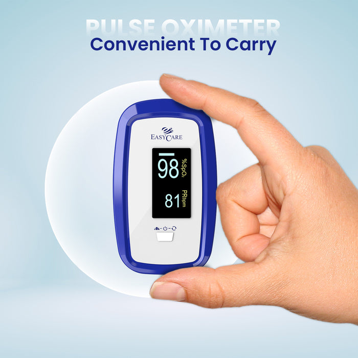 EASYCARE Fingertip Pulse Oximeter | SpO2 & Pulse Rate Monitor for Home & Clinical Use | Oxygen Saturation Level Checker
