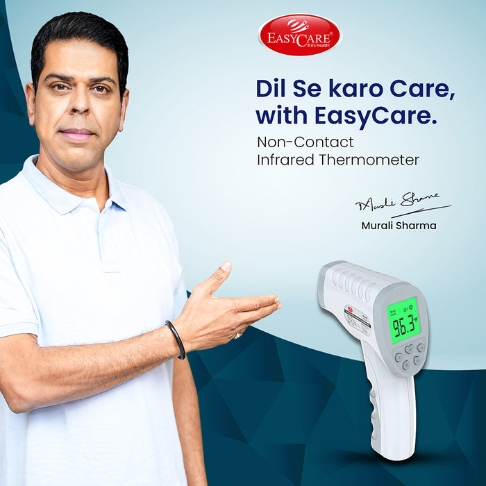 EASYCARE (EC5063) Non-Contact Infrared Thermometer with Backlit LCD Display