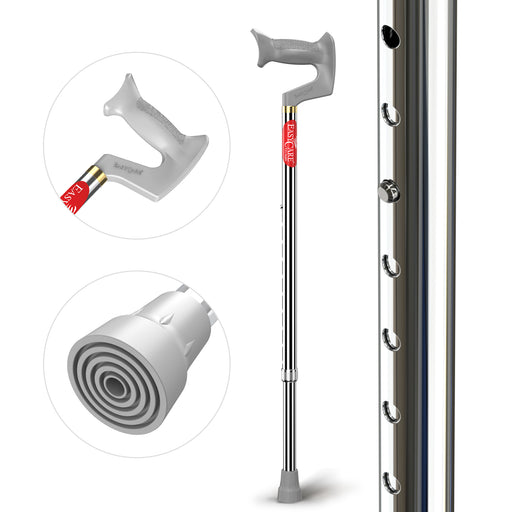 Cane with attachments on a white background