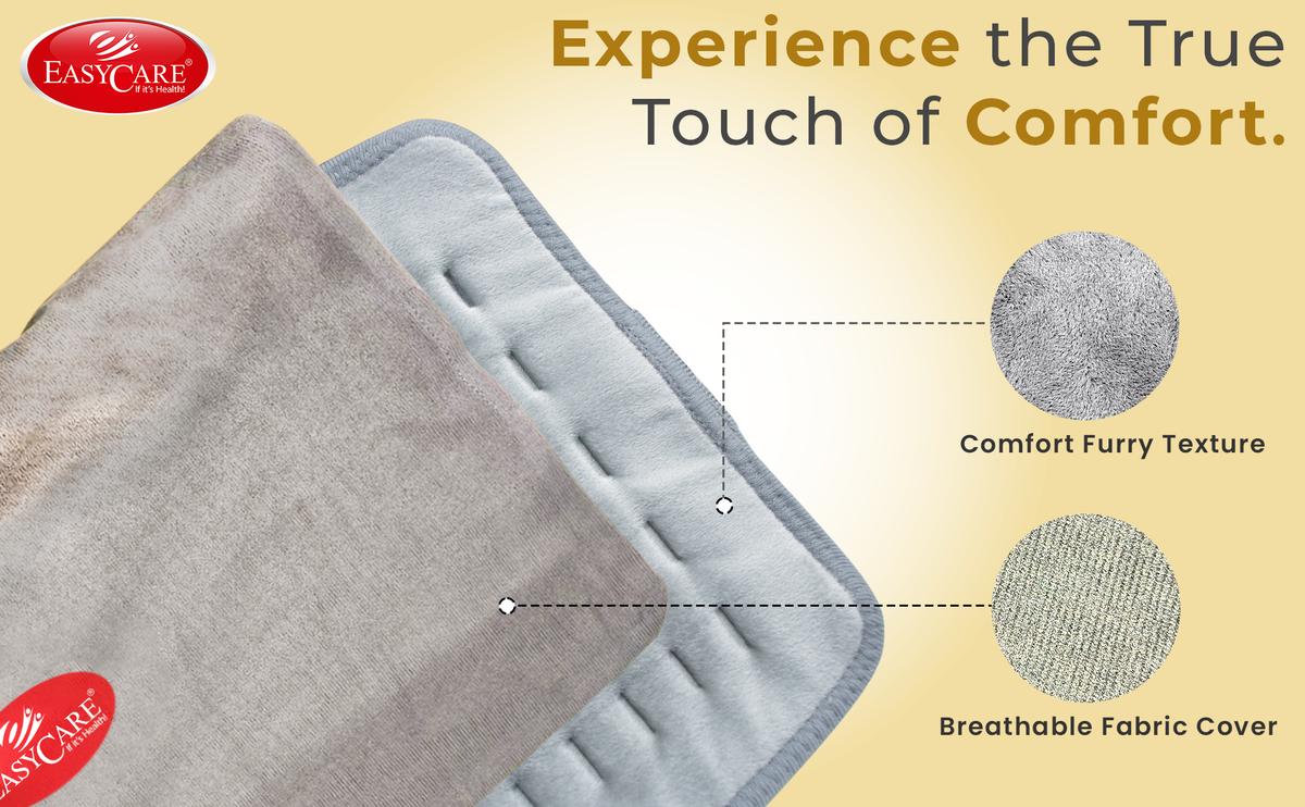 Gray fabric with comfort features highlighted, featuring Easycare branding.