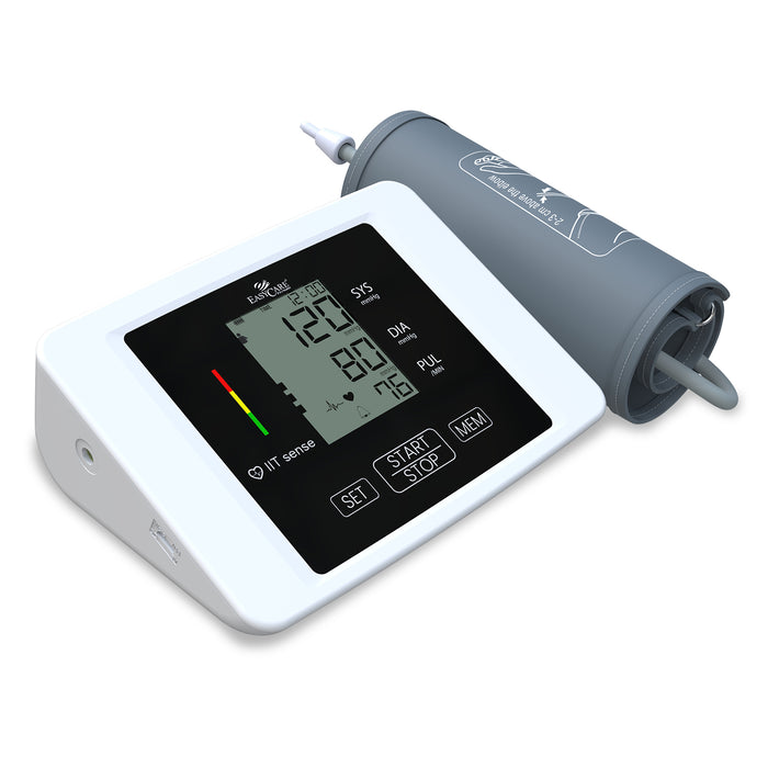 EasyCare Fully Automatic Digital Blood Pressure Monitor with Arm Cuff for Home Use, WHO Approved, USB and Battery Operated