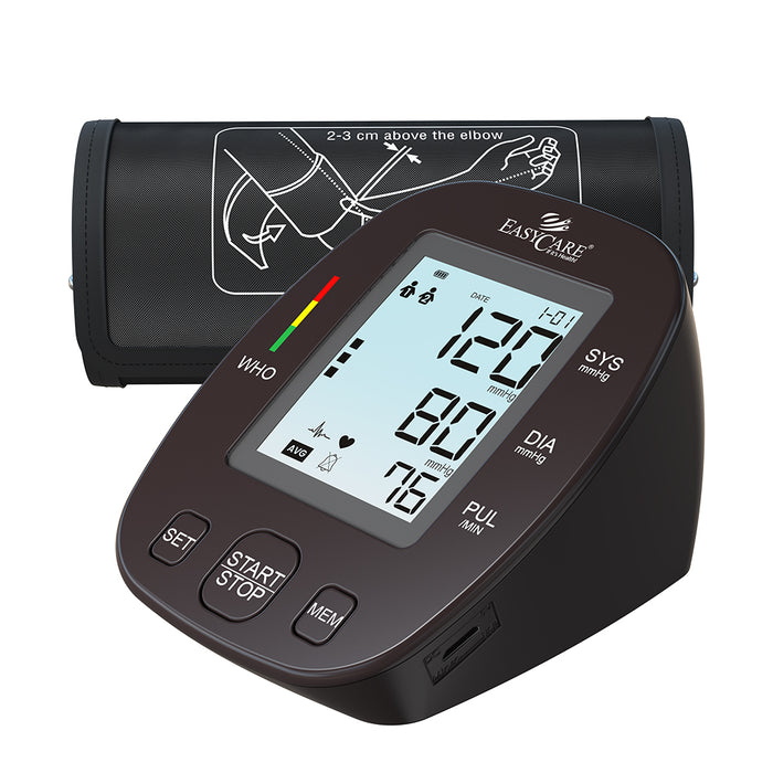 EasyCare Digital Blood Pressure Monitor with Voice and Backlit Display for Home Use