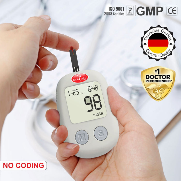 Measuring Diabetes with Zavamet Blood Glucometer