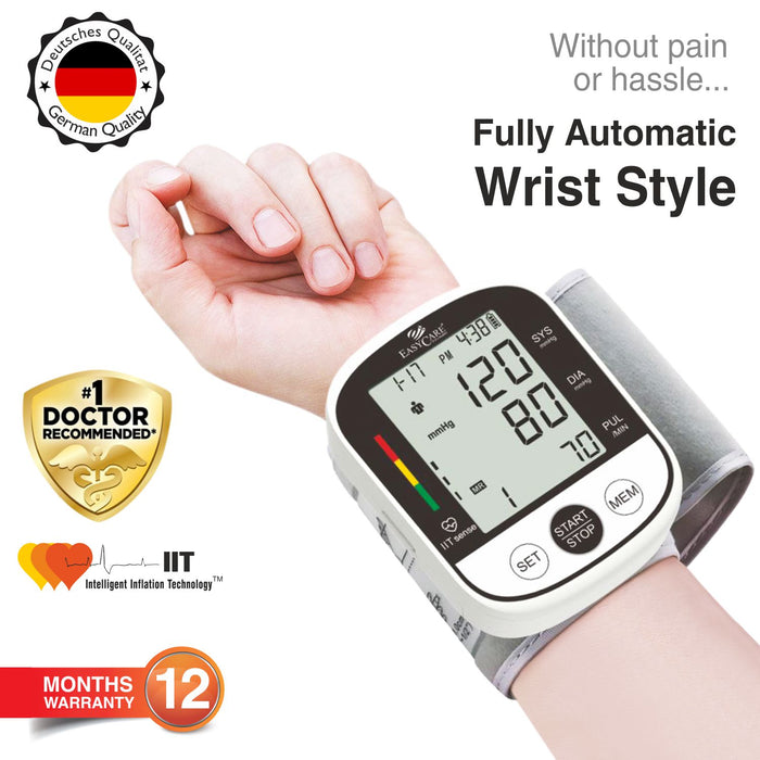 Fully automatic wrist bp monitor