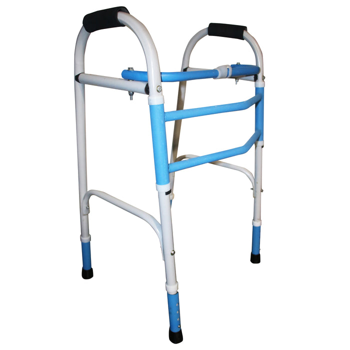 Side view of EASYCARE Aluminum Foldable Walker