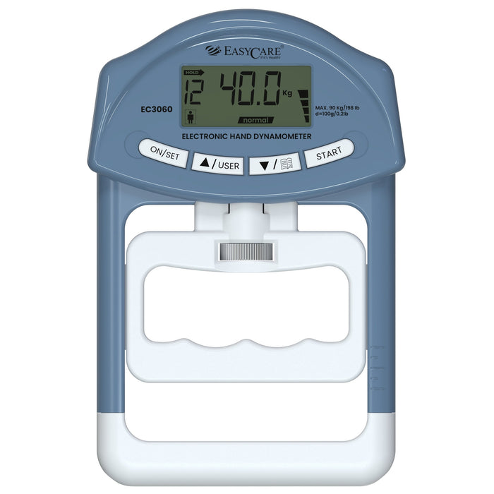 EASYCARE EC3060 Digital Hand Dynamometer – Best Hand Grip Strength Tester for Physiotherapy, Fitness Training, and Grip Strength Measurement