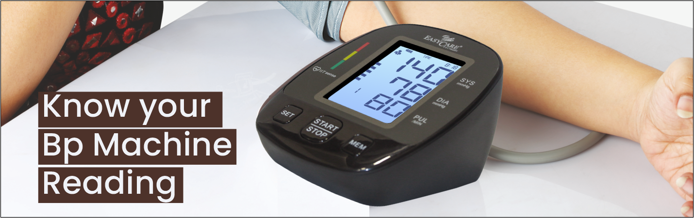 Measuring blood pressure with Easycare Digital Blood Pressure Monitor