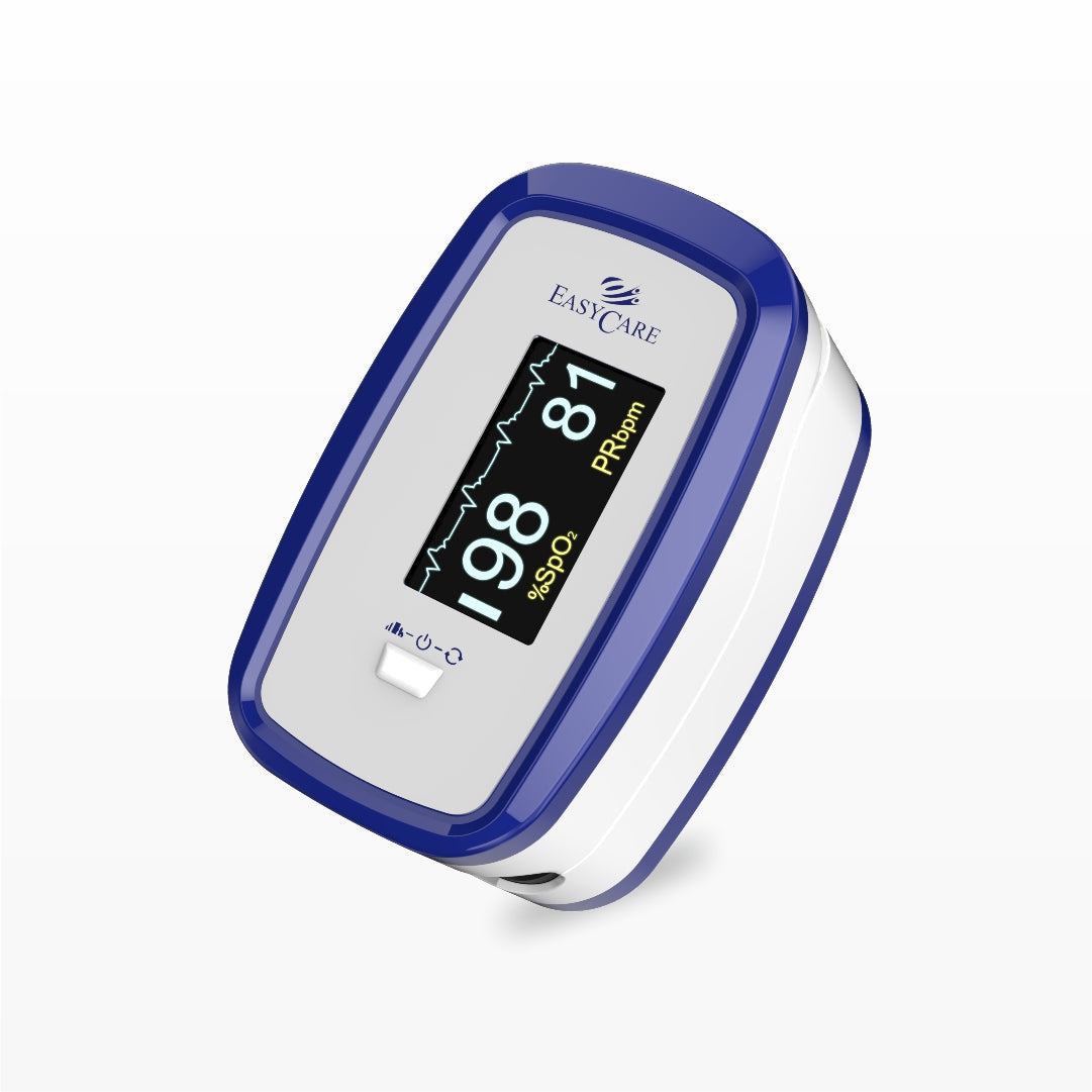 Easycare Fingertip Pulse Oximeter (EC250E) – Accurate SpO2 & Pulse Rate Monitor for Home Use, Seniors, and Fitness – Government Certified
