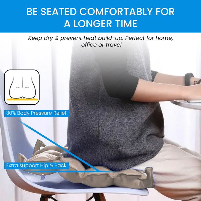 EASYCARE Premium Inflatable Air Cushion Seat for Car, Office & Wheelchair