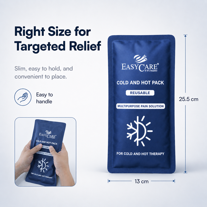 EasyCare Reusable Hot & Cold Therapy Gel Pack with Adjustable Strap