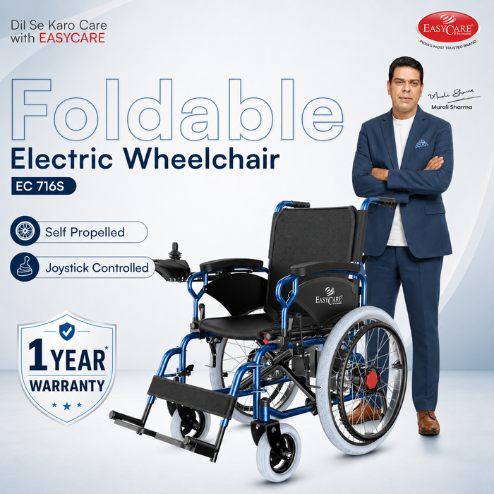 EASYCARE Foldable Electric Wheelchair with 1 Year Warranty* (EC 716S)