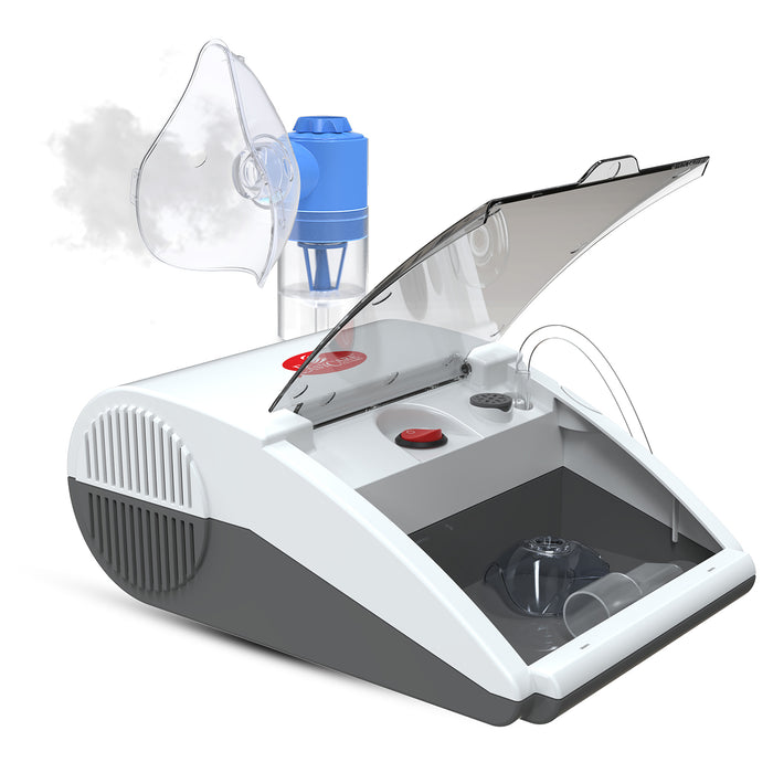 EASYCARE EC7207 Open Nebulizer Machine – Best Portable Compressor Nebulizer for Asthma, Cough & Flu, Pediatric & Adult Use, Buy Online at Best Price India