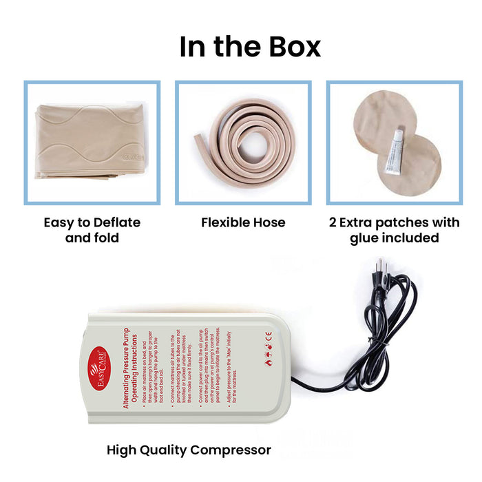 Anti Decubitus Medical Air Bubble Mattress – Queen Size, CE Approved, Vibration-Free with Energy Efficient Pump