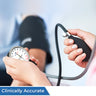 Clinically accurate manual blood pressure monitor with ±3 mmHg precision for reliable home BP measurements