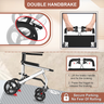Double Handbrake System for Wheelchair - Secure Parking and No Fear of Rolling