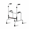 EASYCARE 5-Level Adjustable Height Step Walker for Elderly - Lightweight Foldable Aluminum Frame with Anti-Slip Hand Grips, 100kg Weight Capacity, Stand Assist, and Multipurpose Support for Comfort and Stability