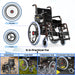 EasyCare Automatic Aluminium Wheelchair with 20-inch rear wheels and 7-inch front wheels, designed for smooth performance on gravel roads, grass fields, cobblestone paths, and deceleration strips.