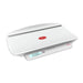 A full product image of a modern, white Easycare baby weighing scale with a curved tray and an integrated height measurement ruler.