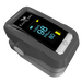 EASYCARE Black Pulse Oximeter Fingertip - Oxygen Saturation Monitor with SpO2 & Heart Rate Tracker, OLED Display, Portable Oxygen Meter with Four-Color TFT Screen, Battery Included