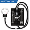 EASYCARE aneroid blood pressure monitor with extra-large inflation tube for smooth airflow and reliable BP measurement