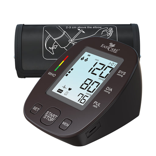 EasyCare Digital Blood Pressure Monitor with Voice and Backlit Display for Home Use

