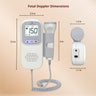 EasyCare EC2016 Fetal Doppler Machine Dimensions - Compact and Lightweight Design for Convenient At-Home Baby Heartbeat Monitoring | Perfectly Sized for Easy Use