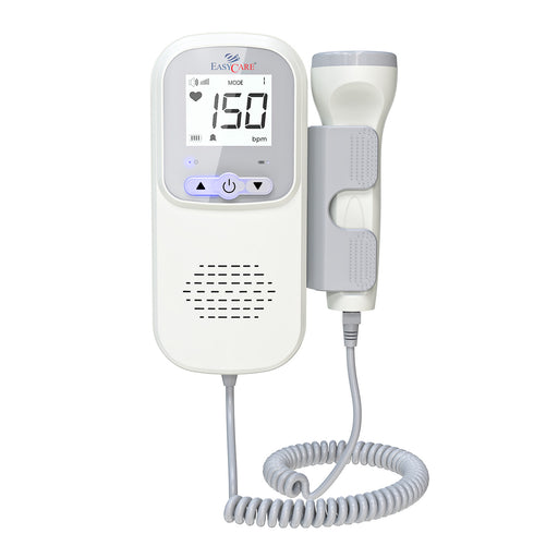 EasyCare EC2016 Fetal Doppler Machine - High Sensitivity Probe for Accurate Baby Heartbeat Monitoring | Radiation-Free Device with LCD Display and Intelligent Detection