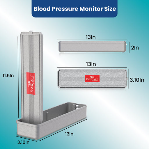 EASYCARE EC9027 Size Guide – Compact Manual Sphygmomanometer Dimensions, Portable Blood Pressure Monitor for Home and Clinic Use