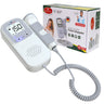 EasyCare Fetal Doppler monitor for baby heart rate detection with high sensitivity, radiation-free, fetal heartbeat machine for home use, clear sound, and LCD display, ideal for monitoring fetal health