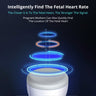 EasyCare fetal doppler monitor helps locate fetal heart with high sensitivity for expecting mothers, accurate and clear fetal heartbeat detection for baby care