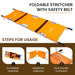 Easycare Foldable Stretcher with Safety Belt - 4 Fold Stretcher Usage Instructions for Easy Patient Transport