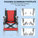 Compact foldable aluminium footplate on EASYCARE wheelchair for easy storage and lightweight mobility