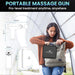 EasyCare Massage Gun Dimensions - Compact and Ergonomically Designed for Easy Handling and Portability