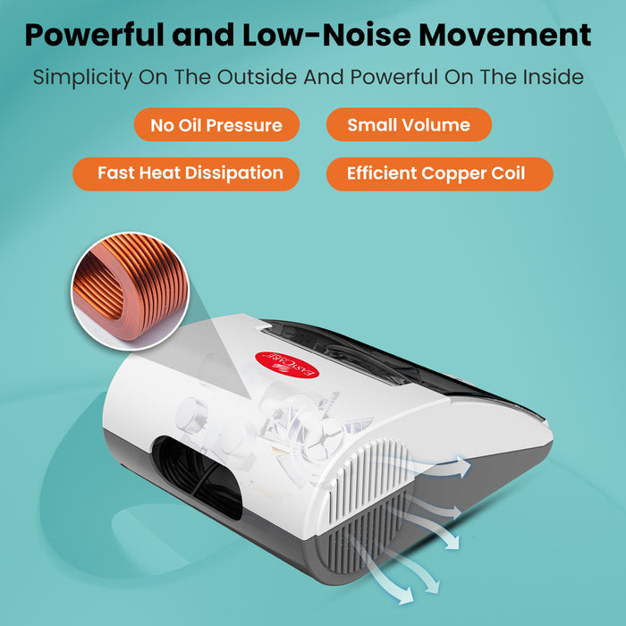 EASYCARE Nebulizer Machine – Quiet, Powerful Compressor with Copper Coil, No Oil Pressure, Fast Heat Dissipation, Compact & Efficient Design