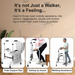 EASYCARE Walker - Not Just a Walker, It's a Feeling. Perfect for Seniors, Handicapped, and Those with Broken Legs or Knees. Provides Toilet Support Rail, Getting-Up Assist, and Walking Assistance for Indoor and Outdoor Use, Enhancing Mobility and Independence
