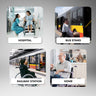 EASYCARE Wheelchair - Versatile Design for Use in Hospitals, Homes, Bus Stands, and Railway Stations. Ideal for Elderly and Patient Mobility in Various Environments, Ensuring Comfort and Easy Transport