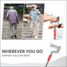 Collage of people using a walking cane with text 'Wherever You Go, Support You Can Trust' on a white background.