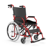 EASYCARE® Imported MS 11kg Ultra Lightweight Transporter Wheelchair with Hand Brake, Attendant Break & Quick Lock, Seat Belt, Foldable Backrest, Flip-Up Leg Rest, 105kg Capacity (20 Inches)