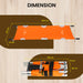 Foldable Soft Stretcher Size Chart - 4 Fold and 2 Fold Portable Emergency Stretchers Dimensions for Hospital and Ambulance