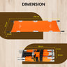 Foldable Soft Stretcher Size Chart - 4 Fold and 2 Fold Portable Emergency Stretchers Dimensions for Hospital and Ambulance