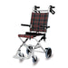 Portable Lightweight 7kg Aluminum Wheelchair with Carry Bag, Foldable Frame, Oxidized Matte Finish, Nylon Seat, United Brake, 100kg Capacity