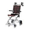 Portable Lightweight 7kg Aluminum Wheelchair with Carry Bag, Foldable Frame, Oxidized Matte Finish, Nylon Seat, United Brake, 100kg Capacity