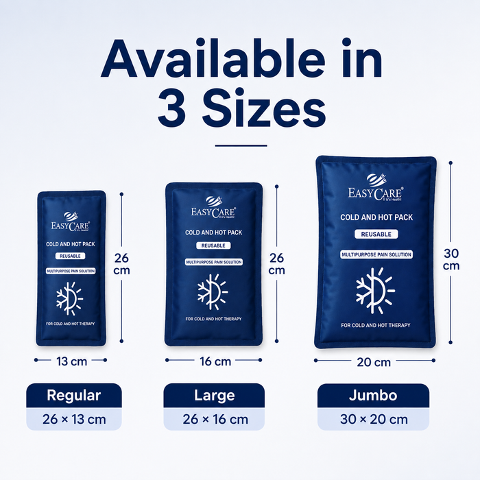 EasyCare Reusable Hot & Cold Therapy Gel Pack with Adjustable Strap