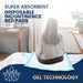 Super absorbent disposable underpads for adults with gel technology – waterproof incontinence bed pads for elderly, patients, and bedridden care