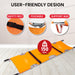 User-Friendly Foldable Stretcher Design - Safety Belt, Support Bar, 150kg Weight Capacity for Patient Transport