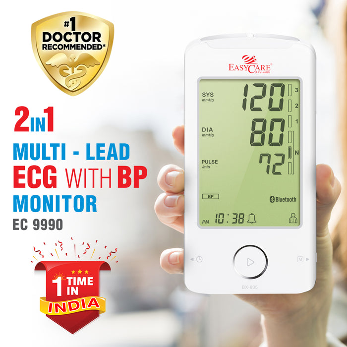 2 in 1 BP monitor with ECG
