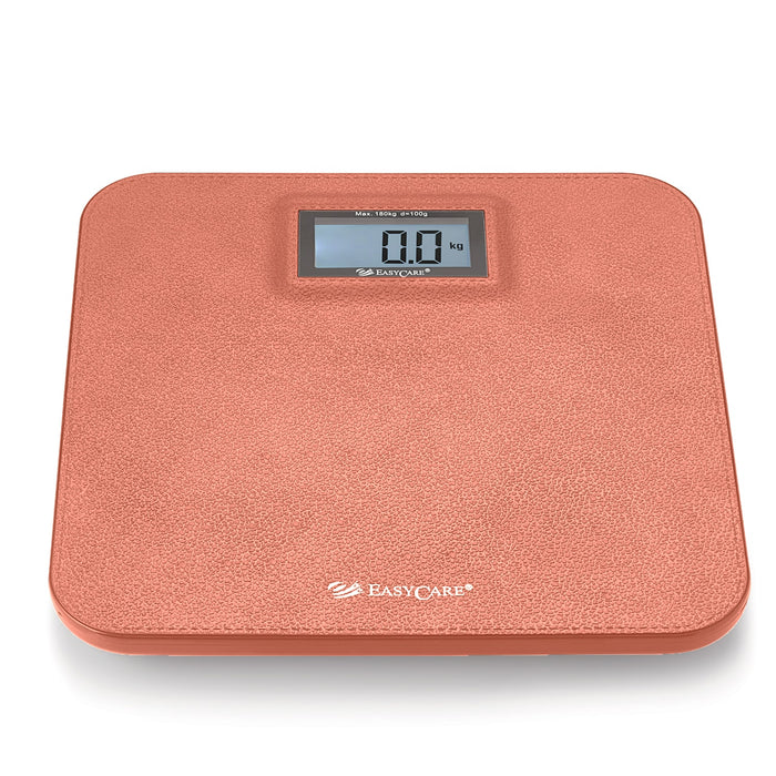 EASYCARE (EC3333) Leather Look Fiber Body Digital Weighing Scale