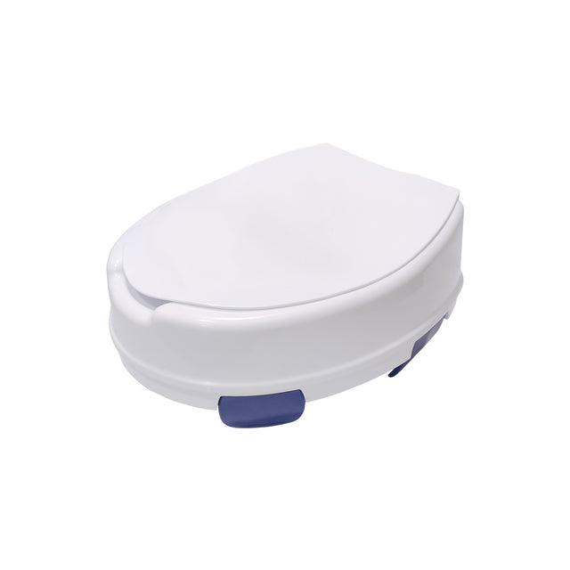 Commode raiser with clamp lock