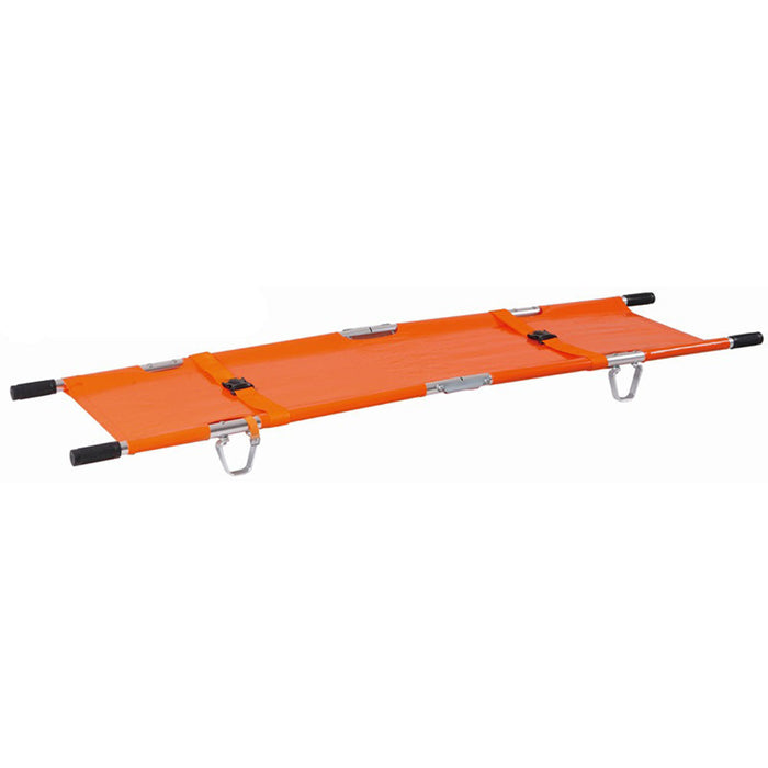 EASYCARE (ECF002) Aluminum 2-Fold Stretcher for Medical & Hospital (Easy To Carry)