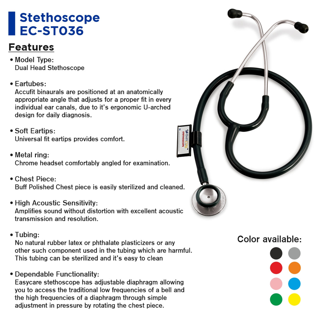 EASYCARE Stethoscope Buy Stethoscope Online at best price EASYCARE